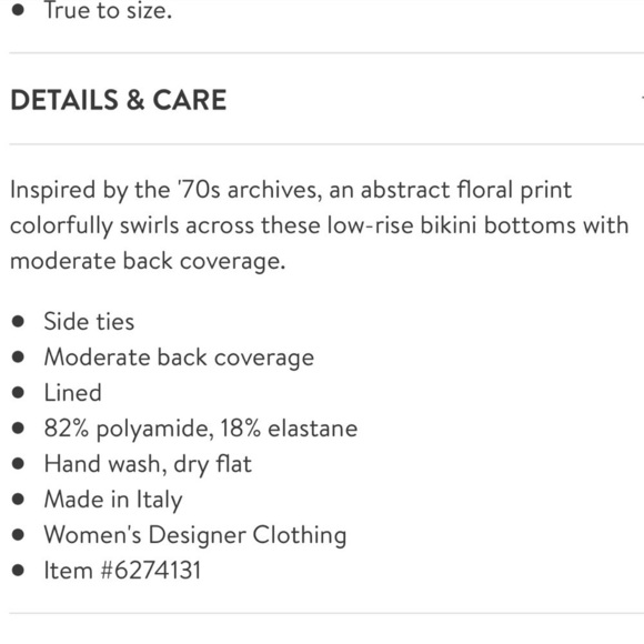 Pucci bikini bottoms NWOT - Picture 2 of 8